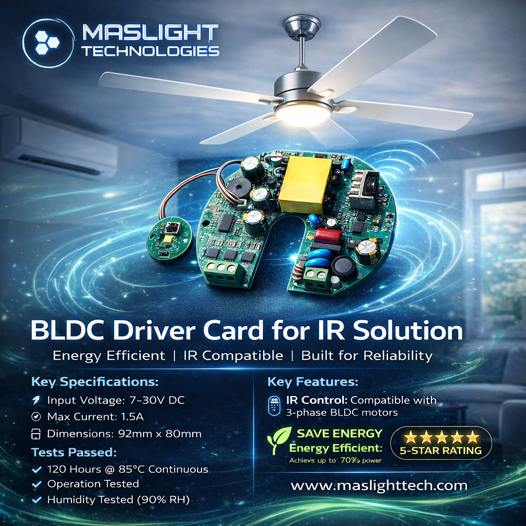 BLDC Driver Card for IR Soluti